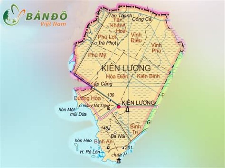 Bản Đồ Kiên Giang Khổ Lớn Phóng To Năm 2024