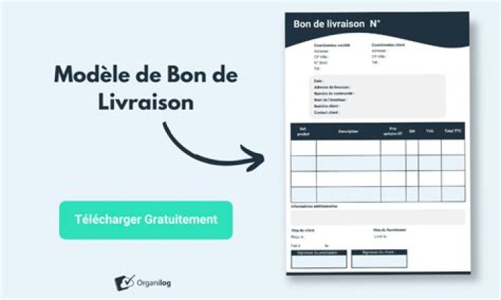 Bon de livraison vierge à imprimer Excel, gratuit & pratique !