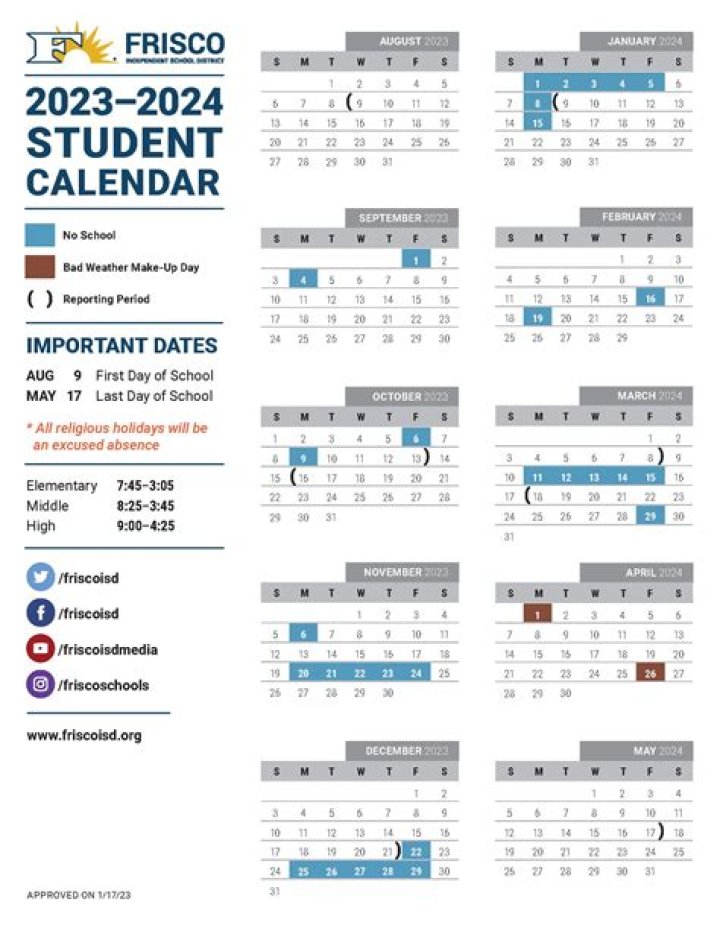 Frisco ISD - 2023-24 Prekindergarten