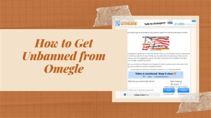 How To Get Unbanned From Omegle