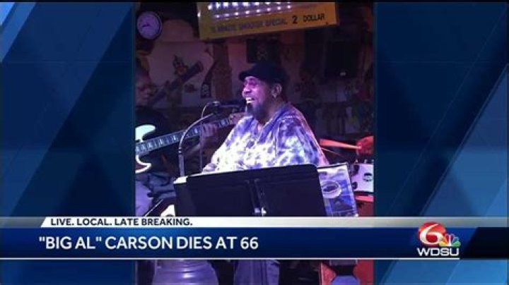 Jazz and blues singer Alton “Big Al” Carson dies at age 66