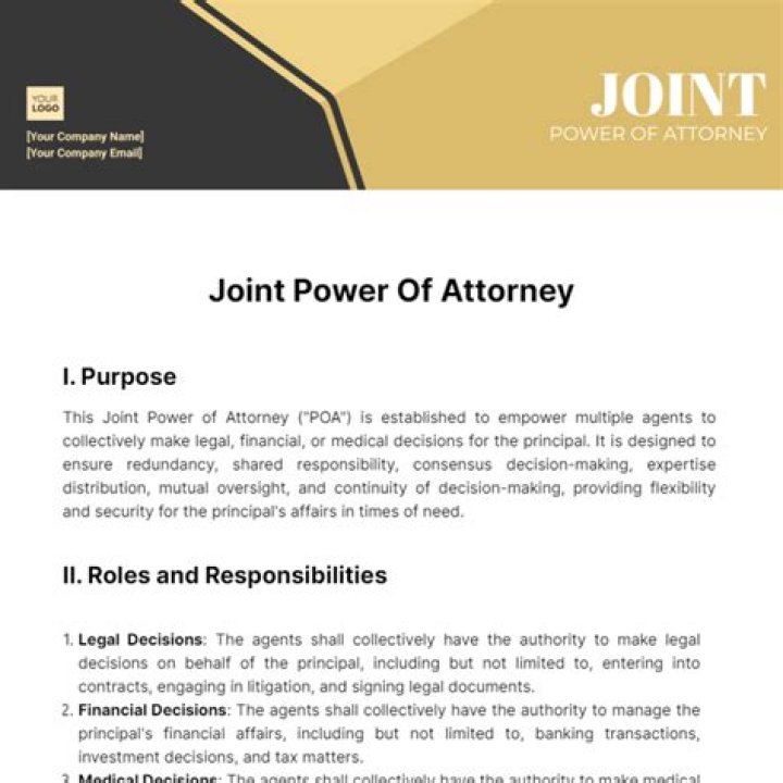 Joint power of Attorney? | Dementia Support Forum