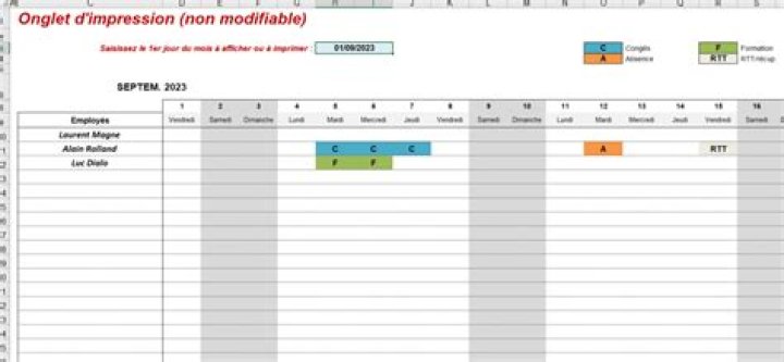 Modèle Excel planning congés gratuit : ne cherchez plus !