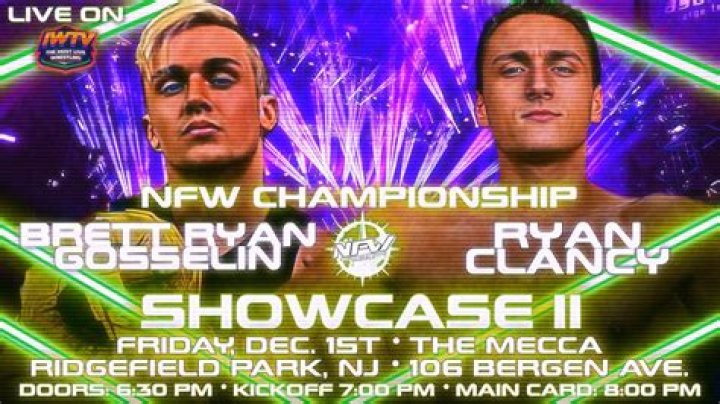 	Northern Federation of Wrestling “Showcase 2” results: Vetter’s review of Brett Ryan Gosselin vs. Ryan Clancy in a no holds barred match for the NFW Title, Alec Price vs. Channing Thomas for the IWTV Title	