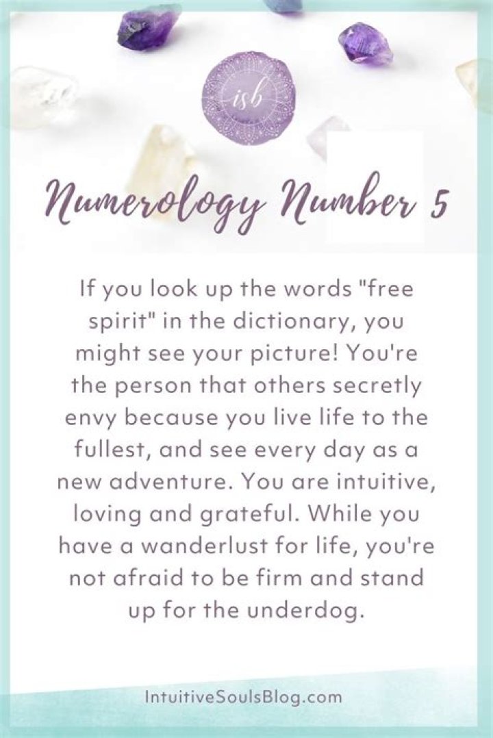 Personality Number 5 - Numerology Personality Trait Number Five 5