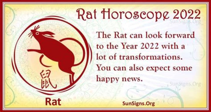 Rat Horoscope 2022 - A Turning Point In Your Life