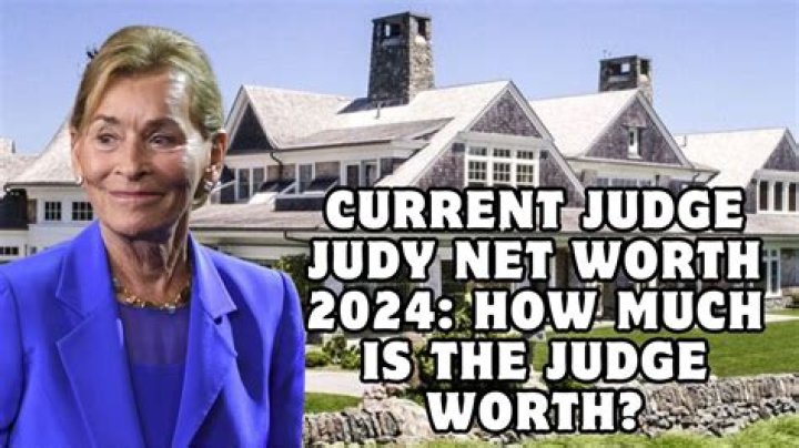 Salary, Income, Net Worth: Judy Sheindlin (Judge Judy) - 2024