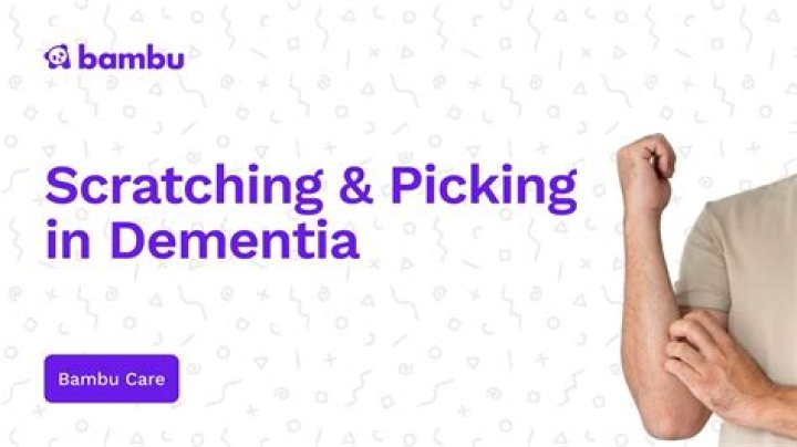 Skin picking in dementia patients.