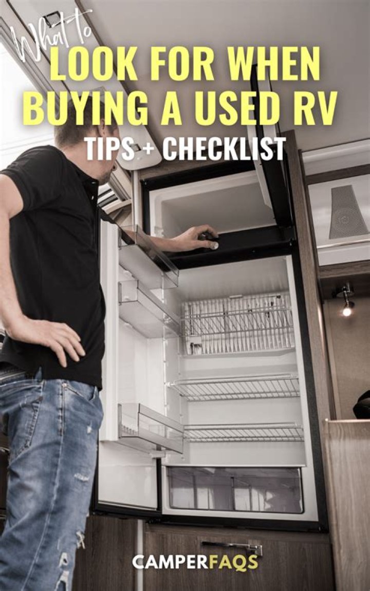 What to look for when buying a used RV?