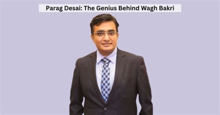 Who was Parag Desai, Wagh Bakri's executive director who passed away in Ahmedabad?